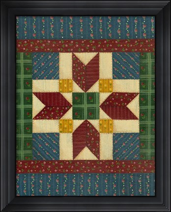 Framed Quilt Square 2 Print