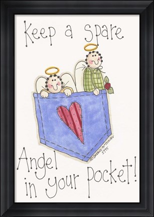 Framed Angel In Your Pocket 2 Print