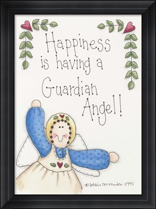 Framed Guardian Angel Print