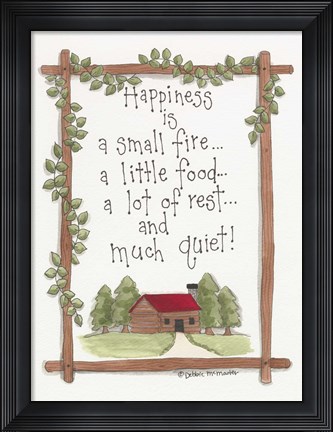 Framed Happiness Print