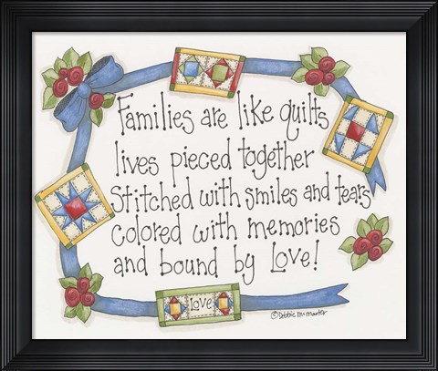 Framed Like Quilts Print