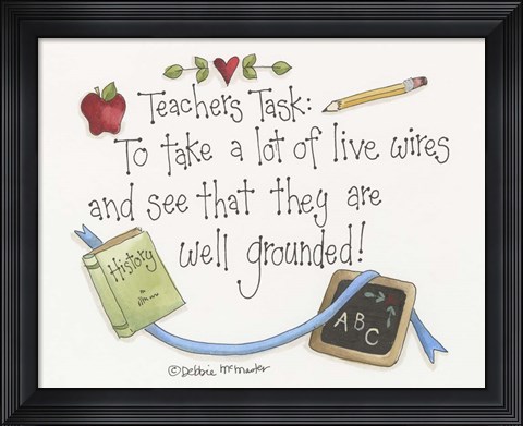 Framed Live Wires Print