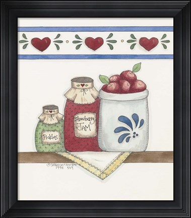 Framed Strawberry Jam Print