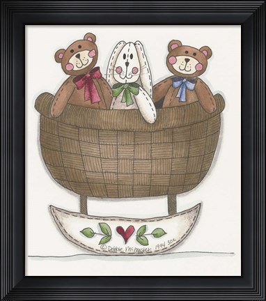 Framed Three&#39;s A Crowd Print