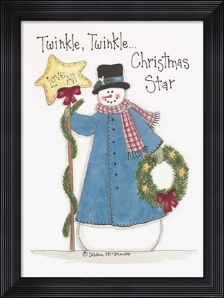 Framed Twinkle Twinkle Print
