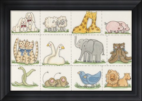 Framed Two By Two Print