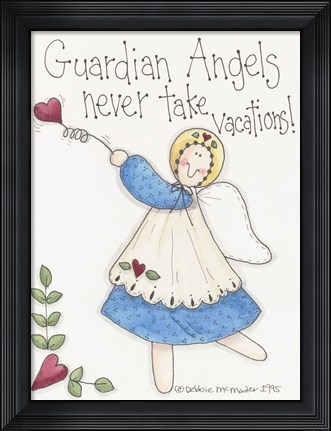 Framed Vacations Print