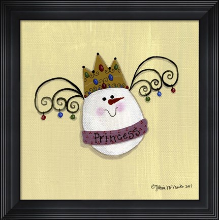 Framed Egg Princess Print