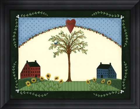 Framed Summer Tree Print