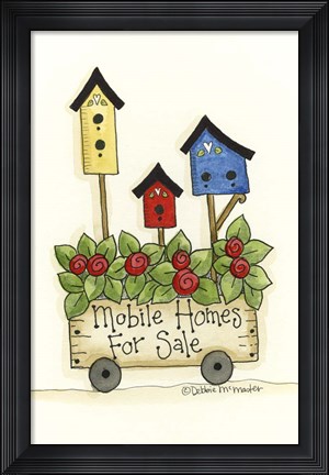Framed Mobile Homes For Sale Print