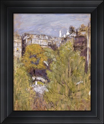 Framed Sacre-Coeur Seen from the Painter's Window Before 1940 Print