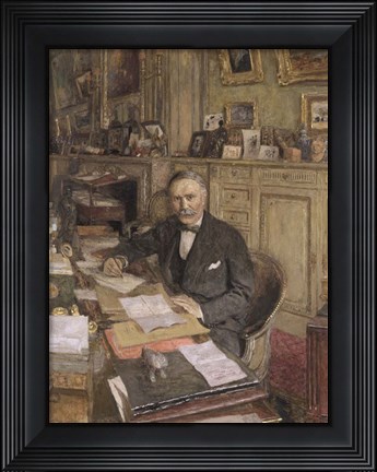 Framed Louis Loucheur Print