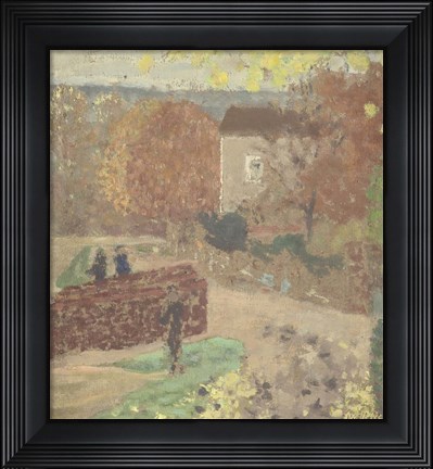 Framed House of Mallarme at Valvins Print