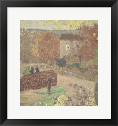 Framed House of Mallarme at Valvins Print