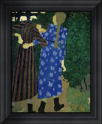 Framed Girls Walking, c. 1891-92 Print