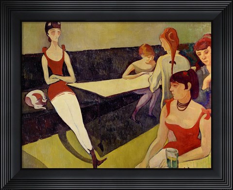 Framed Salon - Anteroom in a Brothel, 1890 Print
