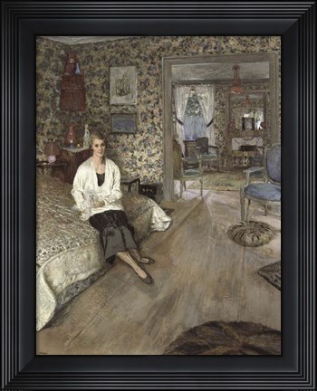 Framed Portrait of the Comtesse Jean de Polignac, 1928-30 Print