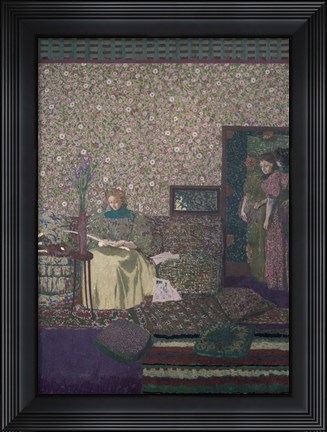 Framed Reader, 1896 Print