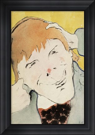Framed Portrait of the Actor Ernest Coquelin (Coquelin Cadet),  c. 1890-1891 Print