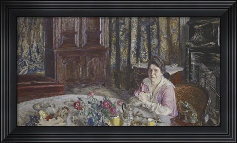 Framed Portrait of Madame Henri Vaquez Print
