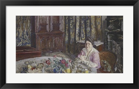 Framed Portrait of Madame Henri Vaquez Print