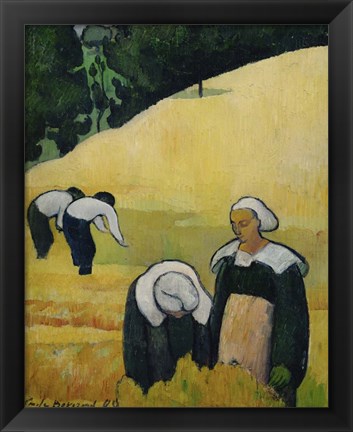 Framed Harvest, 1888 Print