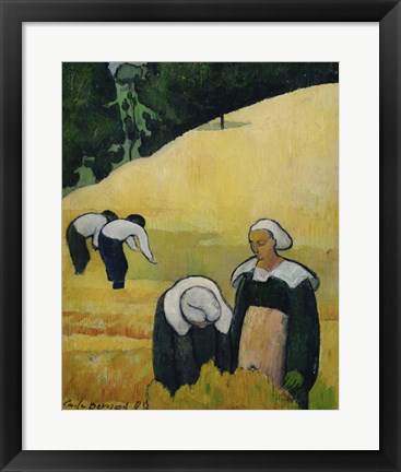 Framed Harvest, 1888 Print