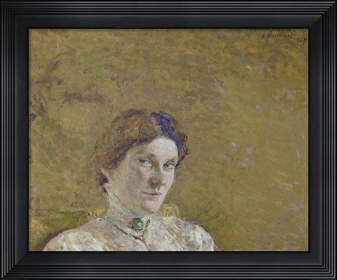 Framed Portrait of the Actress Suzanne Desprez, 1908 Print