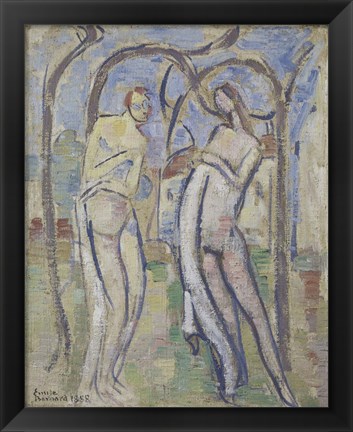 Framed Adam and Eve, 1888 Print