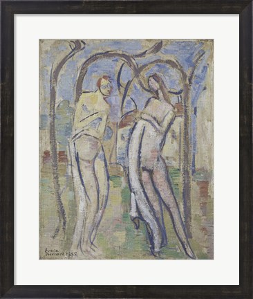 Framed Adam and Eve, 1888 Print