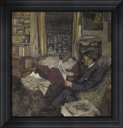 Framed Henri Xavier Fontaine, 1920 Print