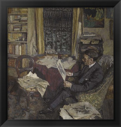 Framed Henri Xavier Fontaine, 1920 Print