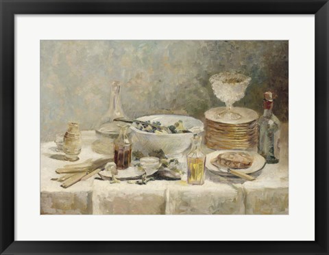 Framed Still Life with Salad, c. 1890 Print