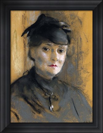 Framed Portrait of Princess Bibesco, Nee Elizabeth Asquith Print