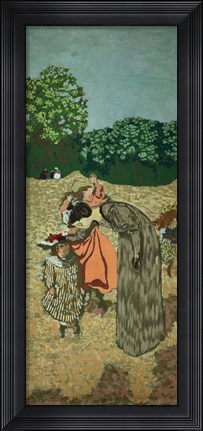 Framed Interrogation, 1894 Print