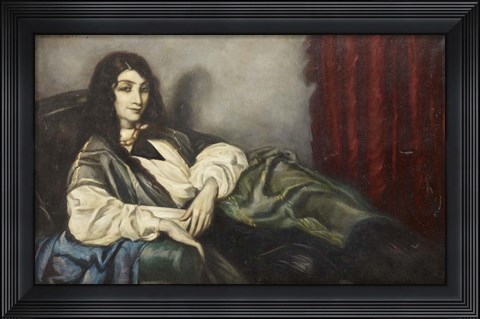 Framed Green Sofa, 1914 Print