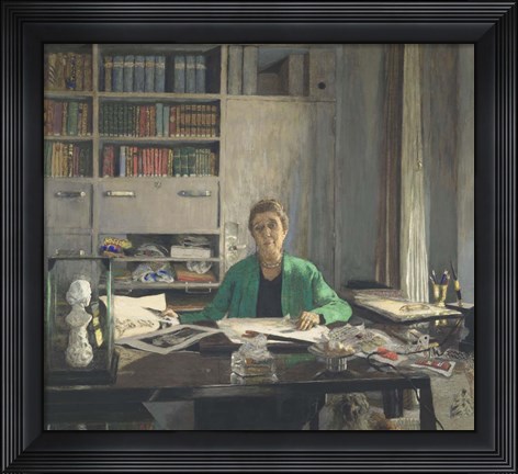 Framed Portrait of Jeanne Lanvin, c. 1933 Print