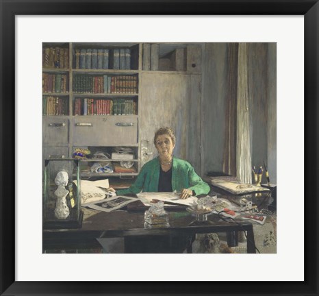 Framed Portrait of Jeanne Lanvin, c. 1933 Print