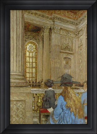 Framed Chapel at the Chateau of Versailles 1917-1919 Print