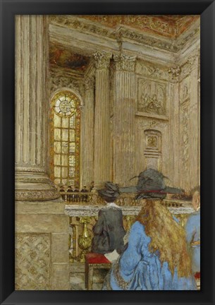 Framed Chapel at the Chateau of Versailles 1917-1919 Print