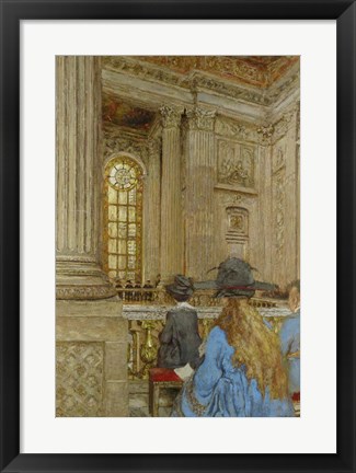 Framed Chapel at the Chateau of Versailles 1917-1919 Print