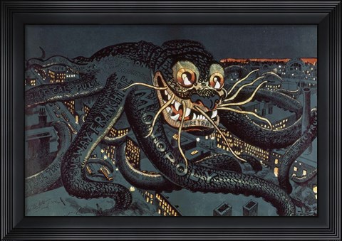 Framed Menace of the Hour Print