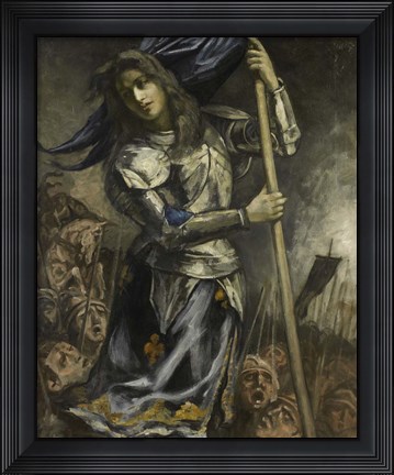 Framed Joan of Arc, 1930 Print