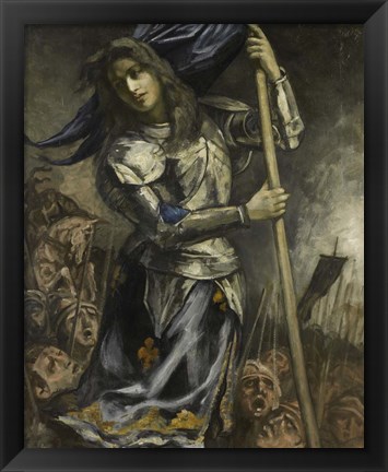 Framed Joan of Arc, 1930 Print