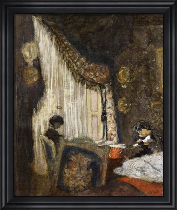 Framed Madame Hessel at the Window Print