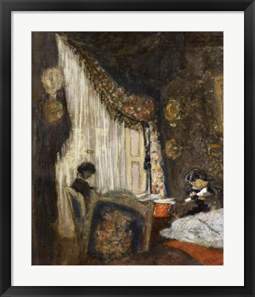 Framed Madame Hessel at the Window Print