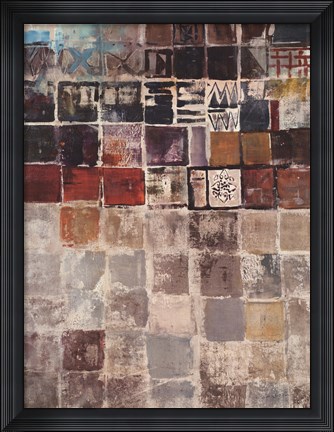 Framed Matelasse Tile Print