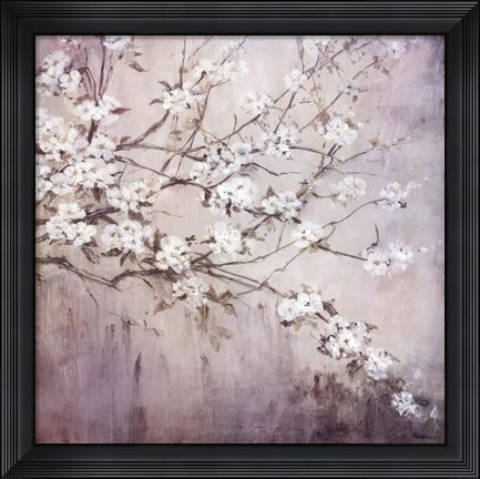 Framed White Elegance Print