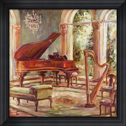 Framed Music Room II Print