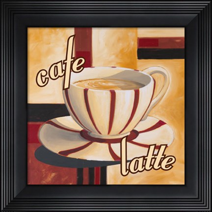 Framed Cafe Latte Print